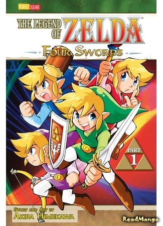 манга The Legend Of Zelda: Four Swords Plus (Легенда о Зельде: Четыре Меча +: Zelda no Densetsu - 4-tsu no Tsurugi +) 07.02.18