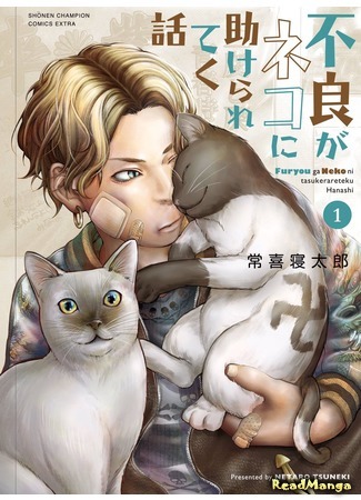 манга Talk About Bad Cats Helping (История о хулигане, которого спасают коты: Furyou ga Neko ni tasukerareteku Hanashi) 31.03.20