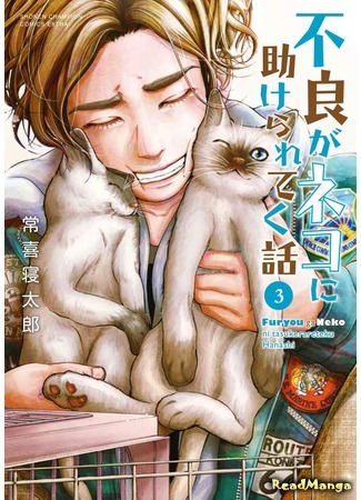 манга Talk About Bad Cats Helping (История о хулигане, которого спасают коты: Furyou ga Neko ni tasukerareteku Hanashi) 10.04.21